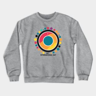 International Dot Day Retro Design Crewneck Sweatshirt